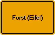 Grundbuchauszug Forst (Eifel)